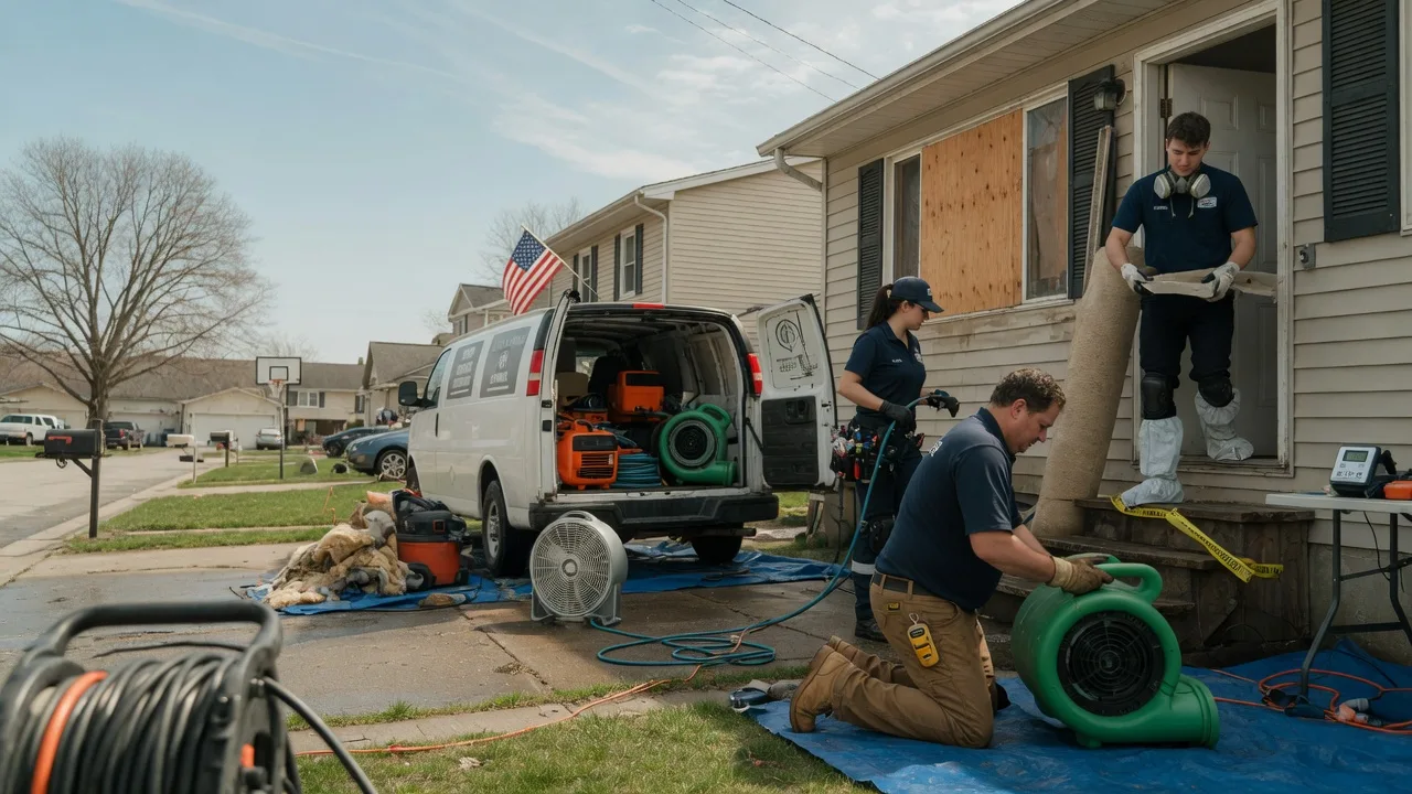 Water Damage Restoration in Yellow Springs, OH near me